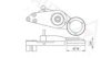 AUDI 046903133 Tensioner Lever, v-ribbed belt